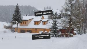 Palčovka - apartmán U Štěpána a U Dorotky v zime