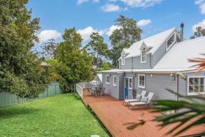Zahrada ubytování Hamptons charm at Nantucket in Mollymook