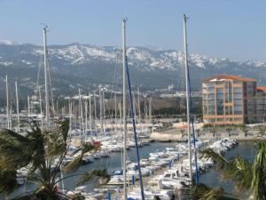 a bunch of boats are docked in a marina at Perseides in Argelès-sur-Mer