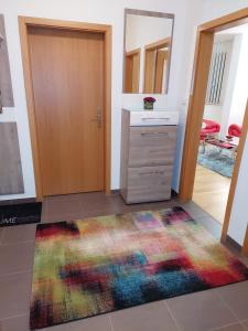 Tempat tidur dalam kamar di Appartement LARA SPA Čeladná