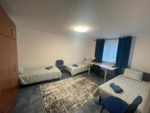 Posteľ alebo postele v izbe v ubytovaní Podkarpacka 50 + 34 fotografií