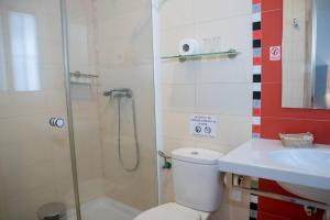 Koupelna v ubytování Hostal El Capi