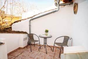 Balkón alebo terasa v ubytovaní Casa rural la balsa