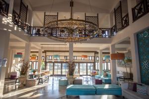 Χώρος καθιστικού στο Simantro Resort