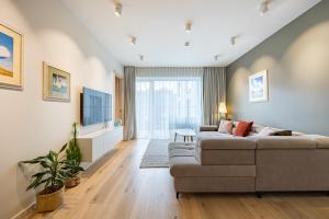 Μια τηλεόραση ή/και κέντρο ψυχαγωγίας στο Das Haus Apartment#Luxury residential#Balcony#Free parking