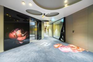 Ένα ή περισσότερα κρεβάτια σε δωμάτιο στο Das Haus Apartment#Luxury residential#Balcony#Free parking