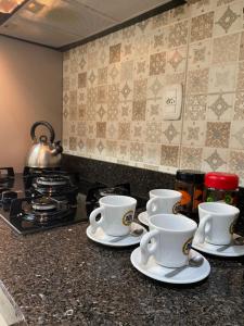 Παροχές για τσάι/καφέ στο Aconchego de 2 dorm - 5 km Centro Gramado +18 φωτογραφίες