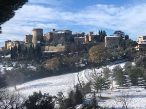 Locazione Turistica sita in via Ponte di Ferro 2 a Gualdo Cattaneo v zimě