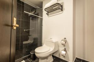 Koupelna v ubytování Hotel Carretero
