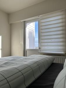 A bed or beds in a room at Casino Beach