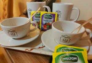 Set per la preparazione di tè e caffè presso Papuli rooms 4U