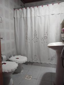 Koupelna v ubytování La Casa de Estela + 7 fotografií