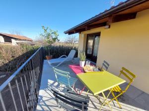 Balkón nebo terasa v ubytování B&B L'orto del Geo