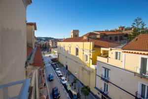 an aerial view of a city street with buildings at AMORE RENTALS - Appartamento Luis 2 11 in Sorrento