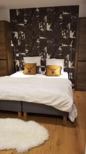 Posteľ alebo postele v izbe v ubytovaní Chalet Luxe spacieux, Piscine chauffée, vue lac et montagnes, proximité immédiate pistes