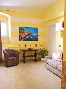 A seating area at Tecla House