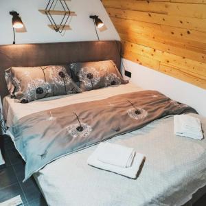Säng eller sängar i ett rum på Vila Nadežda Divčibare
