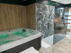 Kúpeľňa v ubytovaní Au Spa d'eau pâle + 13 fotografií