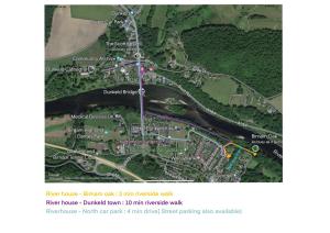 a map of the proposed improvements to the sheridan trail at River house in Birnam