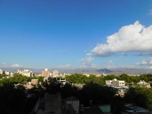 vistas a una ciudad con edificios y árboles en Mendozaturista en Mendoza