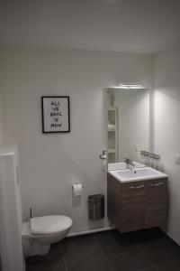 Łazienka w obiekcie Le Saint Pierre en Baie Appt 3-4 pers parking privé