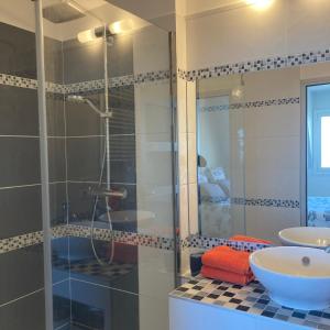 Kúpeľňa v ubytovaní Appartement standing vue Mer