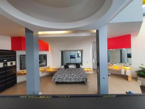 Postel nebo postele na pokoji v ubytování Hotel Alcampo + 37 fotografií