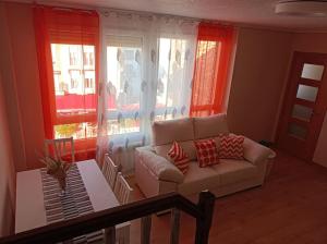 Posezení v ubytování Apartamento de playa en Suances