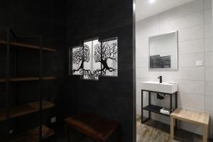 Koupelna v ubytování Gîte de charme du Puy