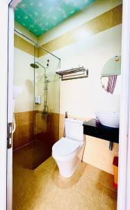 Koupelna v ubytování Bình Dương Đà Lạt Hotel