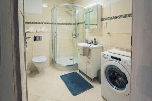 Kúpeľňa v ubytovaní Apartament w Kamienicy na Kłodzkiej