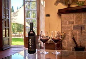 Nápoje v ubytování Castello Di Tornano Wine Relais