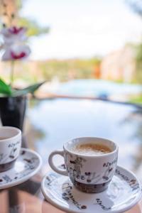 Coffee and tea making facilities at Villa Red Porto Cheli