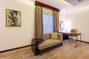 Posezení v ubytování Al Ertiqaa Hotel