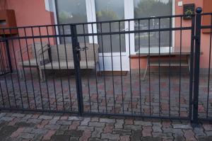 A balcony or terrace at Kertvárosi Apartman II