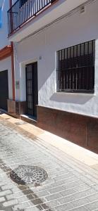 チピオナにあるApartamento Solisの石畳の通路の排水口付き