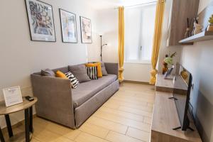 TV a/nebo společenská místnost v ubytování Casa vacanza Valentina - Downtown Bergamo
