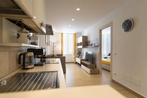 Kuchyň nebo kuchyňský kout v ubytování Casa vacanza Valentina - Downtown Bergamo