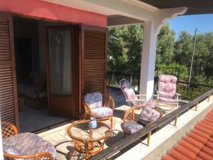 A balcony or terrace at great first floor appartment with view