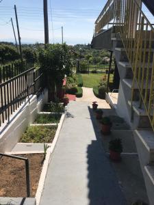 A garden outside great first floor appartment with view