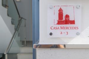 a sign that says casa mercedles on a building at Casa Mercedes, Puerto del Carmen in Puerto del Carmen