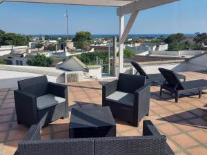 Χώρος καθιστικού στο Apartment in Apulia near Ionian Sea Beach