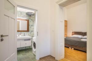 Koupelna v ubytování Prague Centre Apartments