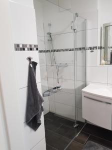 Koupelna v ubytování Ferienwohnung MeerBlick OG