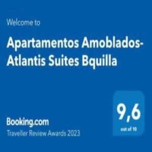 a sign that aramontlishes antibodies atantis studies bibliography at Apartamentos Amoblados-Atlantis Suites Bquilla in Barranquilla