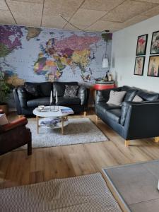 Marsvinslund bed and breakfast的休息区