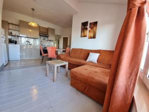 Kuchyň nebo kuchyňský kout v ubytování Apartman Franka