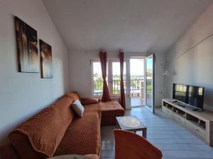TV a/nebo společenská místnost v ubytování Apartman Franka