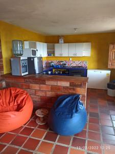 Kuchyňa alebo kuchynka v ubytovaní Guadalupana