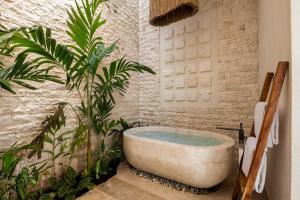 Koupelna v ubytování Olbil Hotel Boutique
